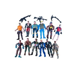 Lot‎ of G.I. joes diy after battle with weapons and battle wounds